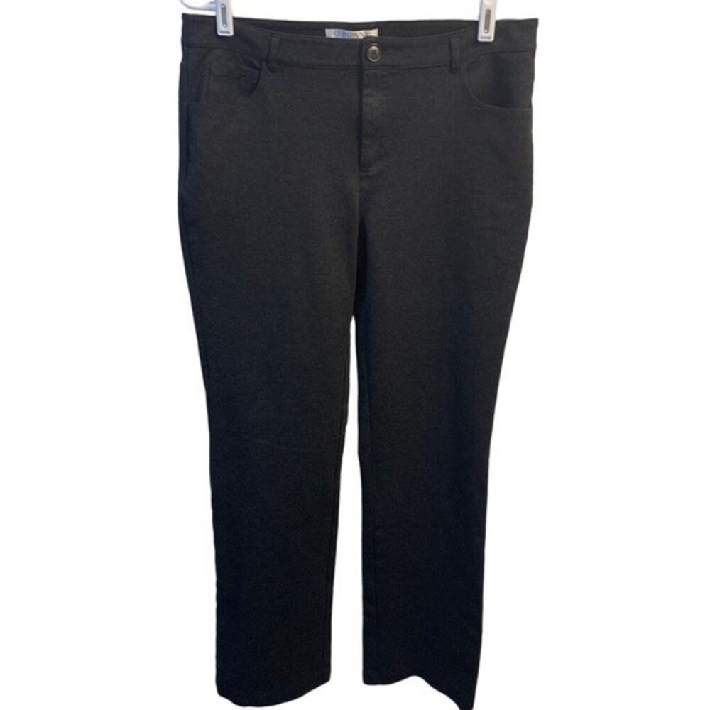 Ellen Tracy Company Charcoal Gray Career Wear Pants Womens Size 12 Casual Office